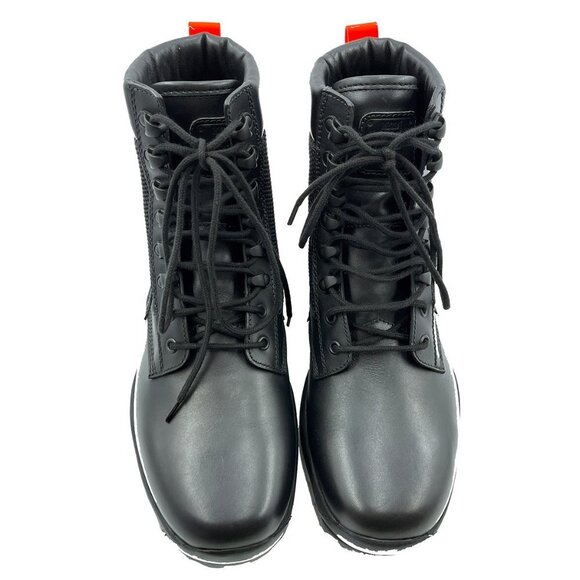 MCM High Top lace Up Black Military Boots - Picture 4 of 8